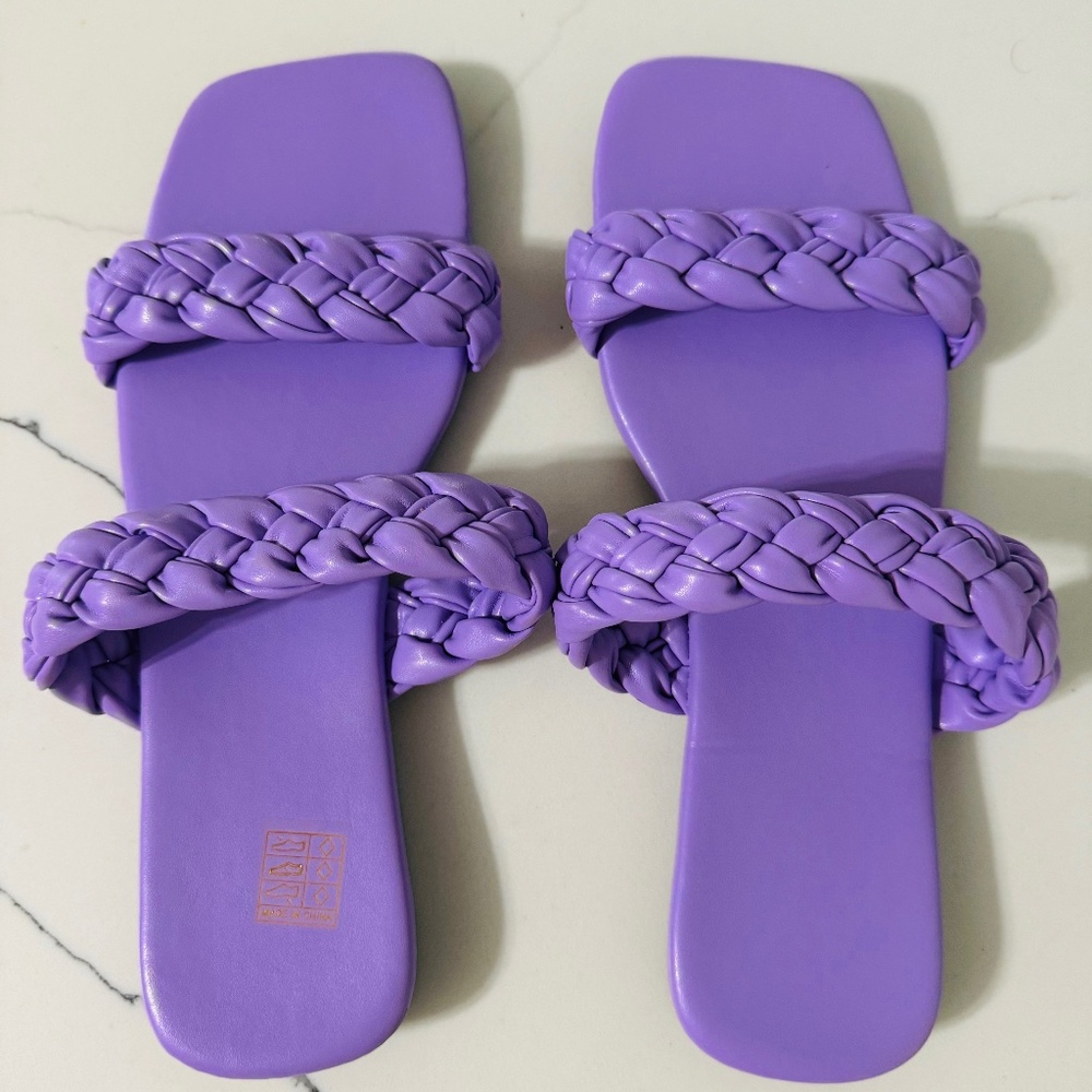 LOL-A Braided Flat Sandals